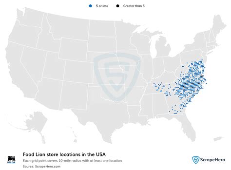 List of all Food Lion store locations in the USA - ScrapeHero Data Store