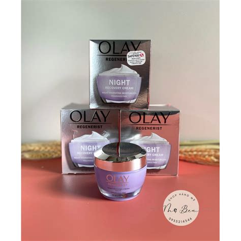 Kem Olay tím dưỡng da ban đêm Olay Regenerist Night Recovery Cream 48g