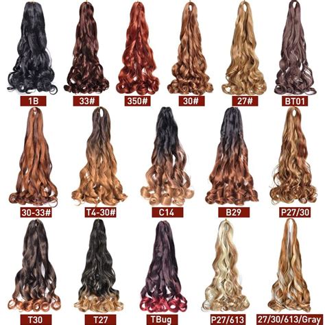 French Curls Braiding Hair Pre Stretched Braids Hair T4 30 Ombre Color