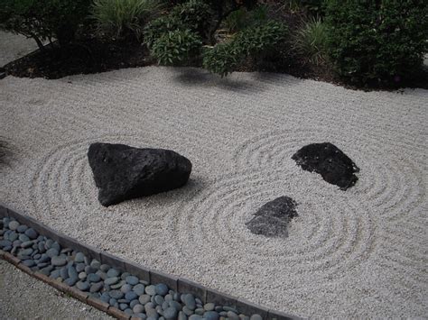 zen garden  rocks  gravel