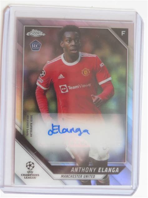 Topps Chrome Uefa Champions League Anthony Elanga Rc