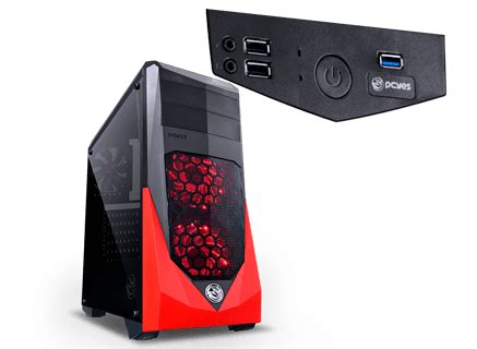 Gabinete Gamer Pcyes Vti Mid Tower Fans Lateral Em Acr Lico