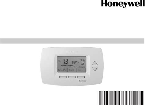 User Manual Honeywell Tb7220u English 32 Pages