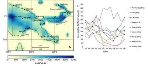 A Spatial Distribution Of Mean Annual Precipitation Map Based On