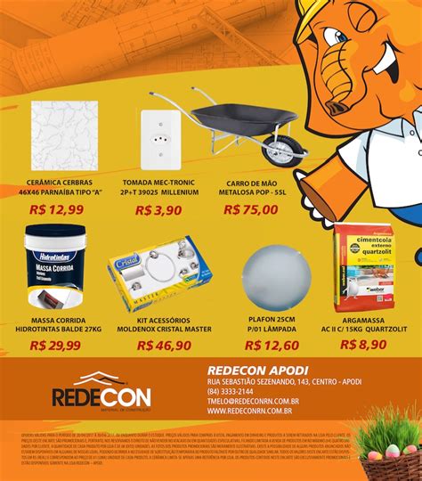 Blog do Josenias Freitas Aproveite as promoções da REDECON material de