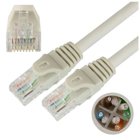 NEKU Kabel Patchcord UTP RJ45 Kat 6 Szary 3m 40 2004 ETHERNET SIECIOWY