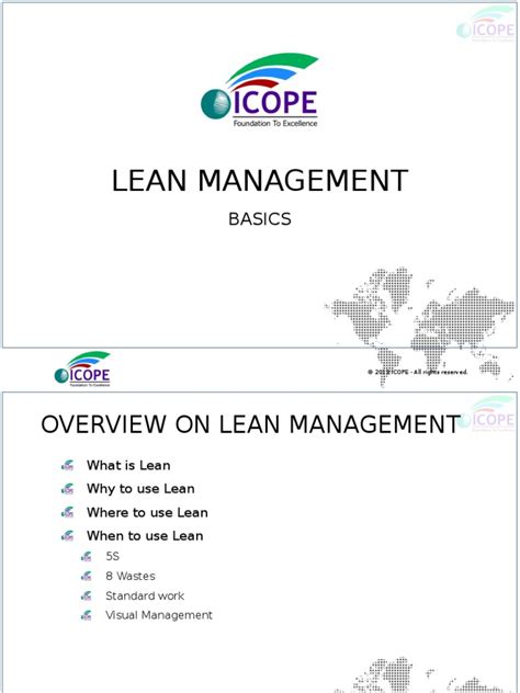 PDF LEAN Management Basics Pptx PDFSLIDE NET