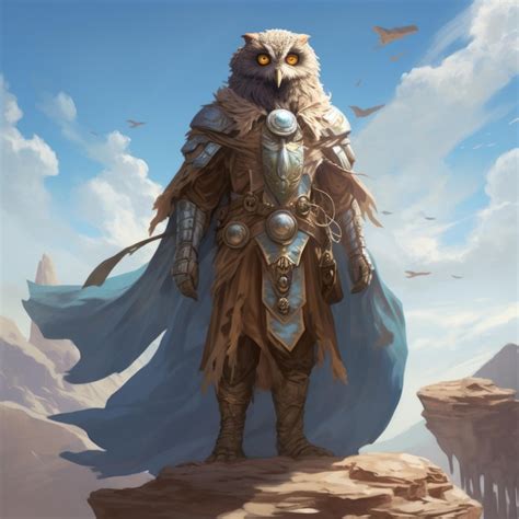 Premium Ai Image The Majestic Owlkin Of The Enchanted Skies A Soaring