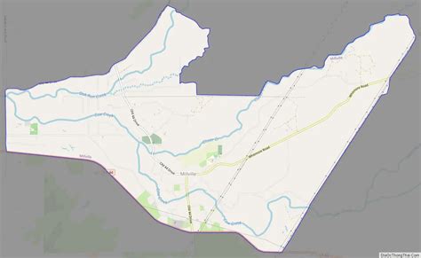 Map of Millville CDP, California