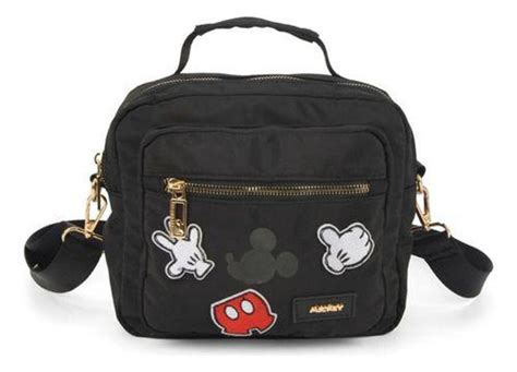 Bolsa Transversal Feminina Original Mickey Mouse Luxcel Bolsas