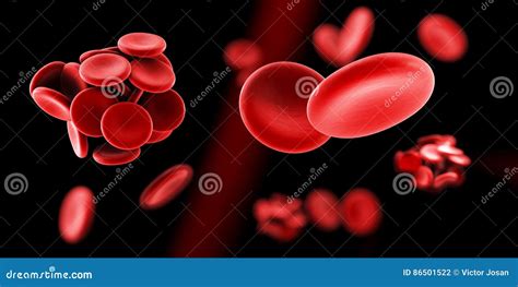 Blood Clot And Thrombosis Medical Illustration Stock Illustration