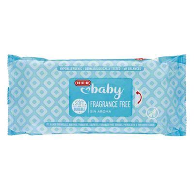 H E B Baby Travel Pack Wipes Fragrance Free 40 Ct Central Market