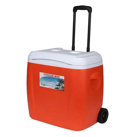 Plastic Beer Food Cooler Box With Trolley To Keep Item Cooling Capacity ...