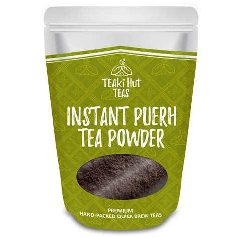 Teaki Hut Organic Instant Pu Erh Tea Powder Oz Servings