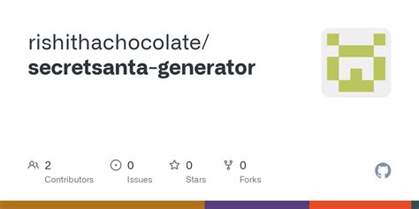 GitHub - rishithachocolate/secretsanta-generator