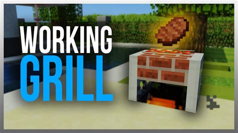 ️ Working Grill In Minecraft Youtube