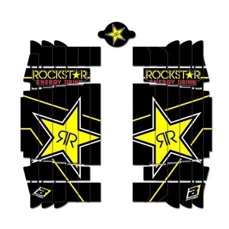 Kit déco de cache radiateur BLACKBIRD Rockstar Energy Husqvarna TC FC