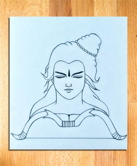 Shri Ram Easy Drawing Pencil Sketch Lord Rama Sketch For Beginners