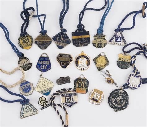 Carlton Fc Membership Memorabilia Collection Sporting Aflvfl