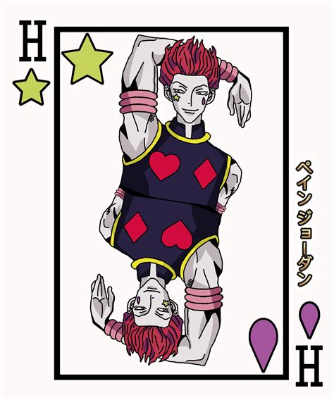 I drew some Hisoka playing cards : r/HunterXHunter