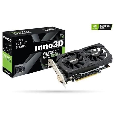 Inno3d Geforce Gtx 1050 Ti Twin X2 Carte Graphique Cdiscount Informatique