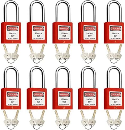 Sets Lockout Tagout Locks Safety Padlock Key Per Lock Lockout Lock