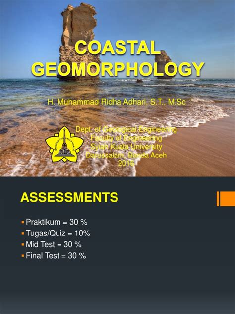 Week 6 Coastal Geomorphology | PDF | Coast | Erosion