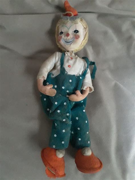 Vintage Antique Creepy Haunted Scary Clown Doll 4540598107