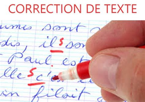 Je Vais Corriger Les Fautes D Orthographe Et De Grammaire De Votre