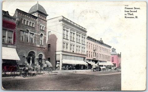 Downtown Kewanee Illinois Tremont Not Fremont Street Fremont