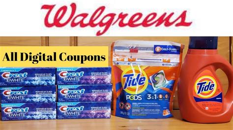 Walgreens Couponing Haul 7 7 7 13 All Digital Coupons YouTube