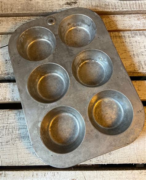 Vintage Mirro Muffin Pans Cup X Aluminum Muffin Cupcake Etsy