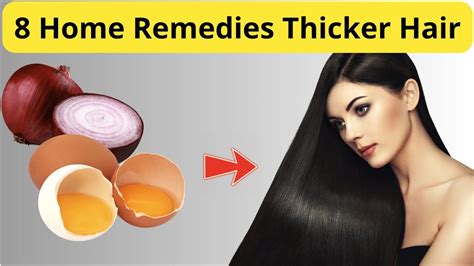 8 Proven Home Remedies For Thicker Hair Youtube