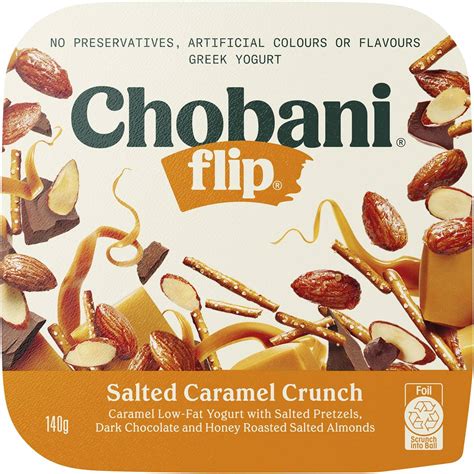 Chobani Flip Greek Yogurt Salted Caramel Crunch G Woolworths