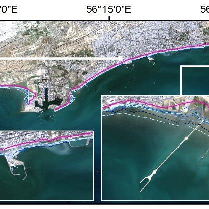 Shoreline extraction steps: 1) Images received from the Sentinel-2A L1C ...