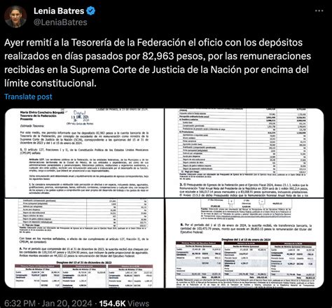 Lenia Batres devuelve 82 mil pesos de su sueldo Acrópolis Multimedios