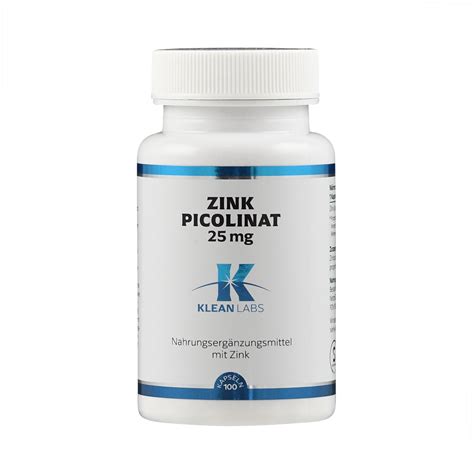 Zinc Picolinat 25 Mg Jetzt Online Bestellen Supplementa