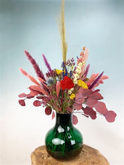 Droogbloemen Boeket Vigorous Colour Cm Chique Luxe Bol