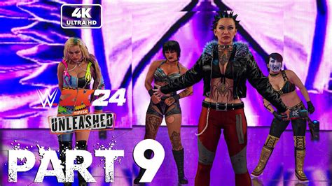 WWE 2K24 MyRise UNLEASHED Gameplay Walkthrough Part 9 FULL GAME 4K