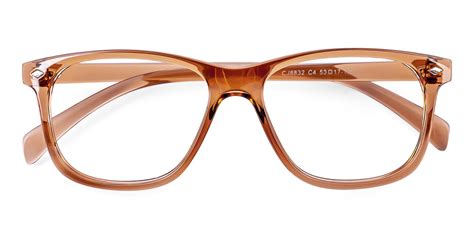 Positiveship Square Brown Eyeglasses Frame Abbe Glasses