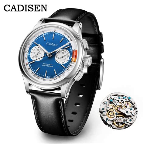 Cadisen Seagull St Mechanical Chronograph Watch For Men Genuine