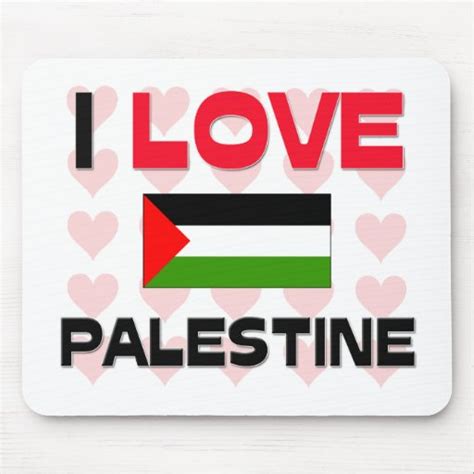 I Love Palestine Mouse Pad | Zazzle