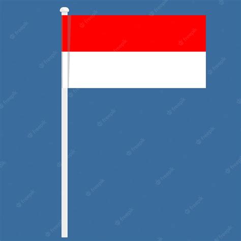 Premium Vector | Indonesia flag vector