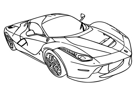 Coloriage Voiture Mclaren Coloriages Gratuits à Imprimer