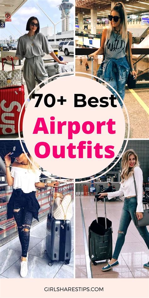 70 Best Airport Outfit Ideas To Be Comfortable And Stylish Airplane