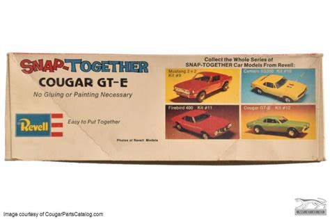 Mercury Cougar Gt E Snap Together Model Kit Revell H