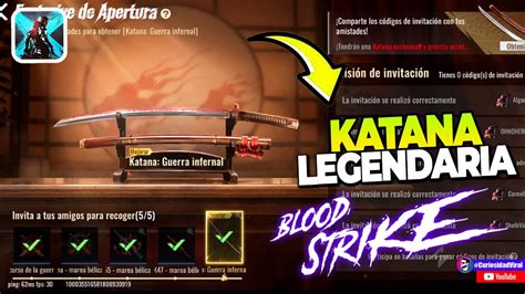 BLOOD STRIKE Como Reclamar La KATANA GUERRA INFERNAL GUIA