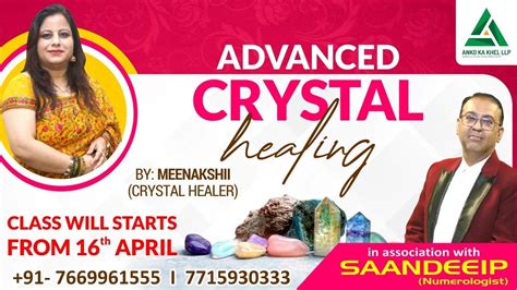 Advanced Crystal Healing Class Will Start Th April To Join This