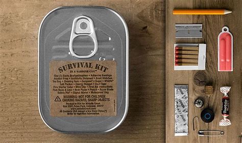 Sardine Can Survival Kit Survival Kit Survival Survival Supplies