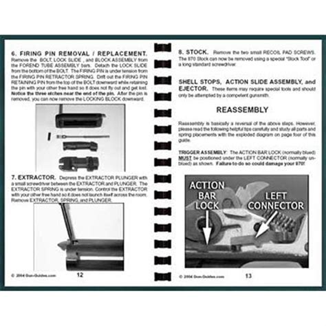 Gun Guides Remington 870 Assembly And Disassembly Guide Brownells Iberica